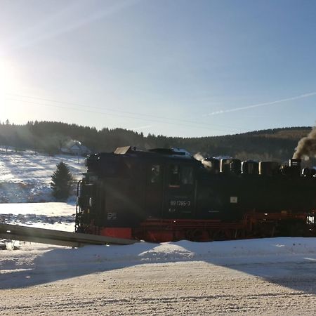 Ferienwohnung Bimmelbahn Blick Oberwiesenthal Zewnętrze zdjęcie