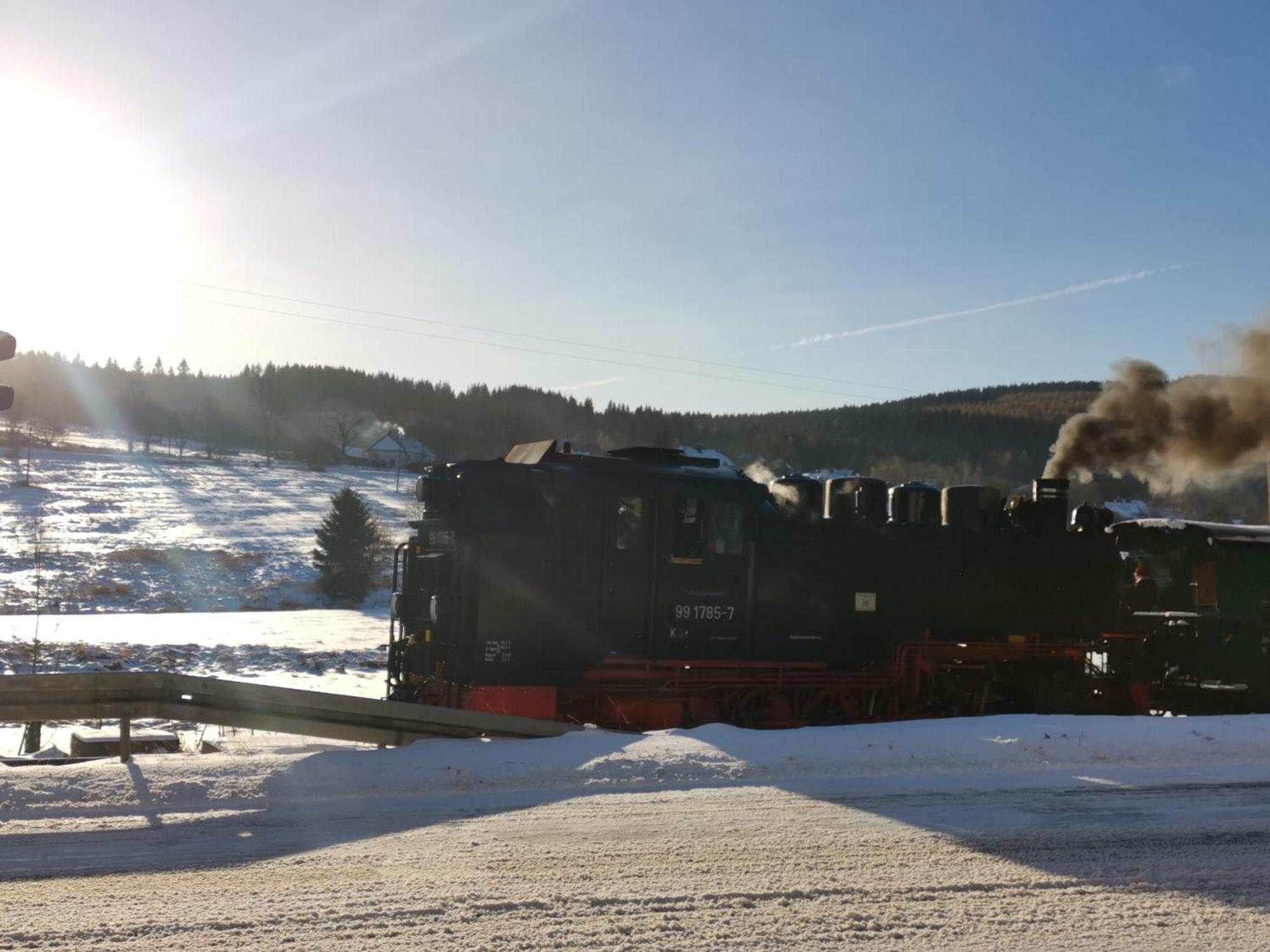 Ferienwohnung Bimmelbahn Blick Oberwiesenthal Zewnętrze zdjęcie